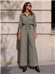 Pantalón wide leg rayas