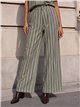 Pantalón wide leg rayas