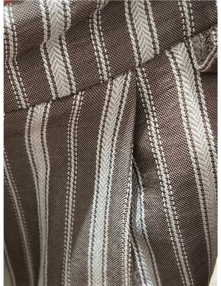 Pantalón wide leg rayas