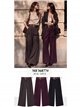 Pantalón sastre wide leg cinturón