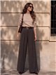 Pantalón sastre wide leg cinturón