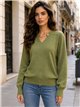 Jersey cuello pico cadena