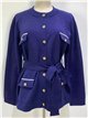 Belted utility knit cardigan