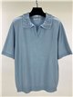 Jersey cuello polo detall calado