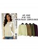 Jersey rayas finas metalizada