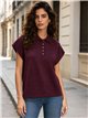Jersey cuello polo manga corta