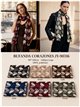 Fular estampado corazones