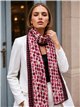 Schal mit abstraktem Polka-Dot-Muster