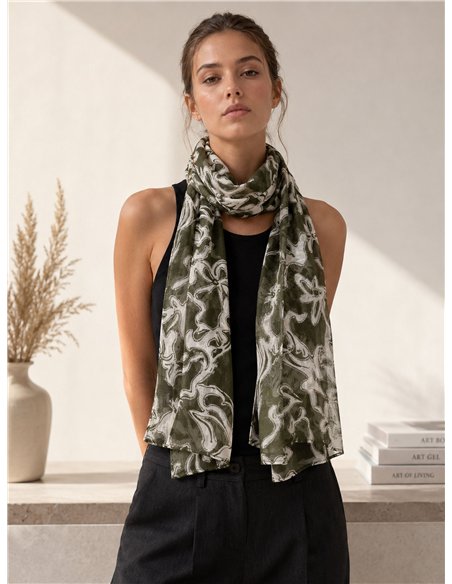 Fular estampado