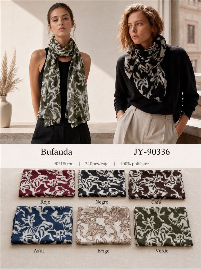 Fular estampado