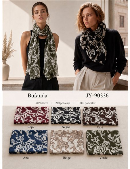 Fular estampado
