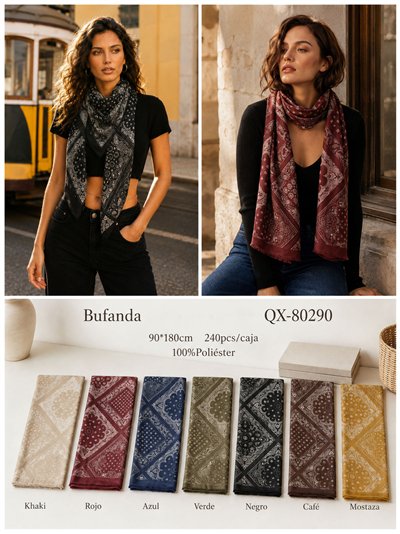 Fular bandana estampado 2