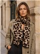 Fular leopardo suave