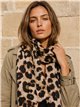 Fular leopardo suave