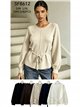 Jersey soft cinturón de lazada