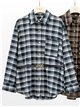 Camisa cuadros cinturón
