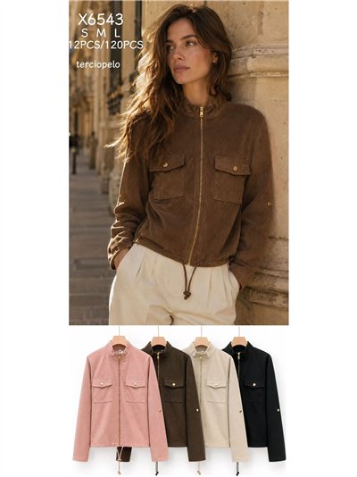 Samtjacke mit Taschen 2