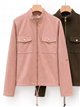 Samtjacke mit Taschen