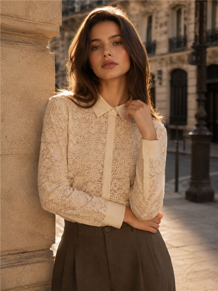 Camisa de encaje