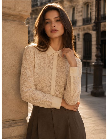 Camisa de encaje