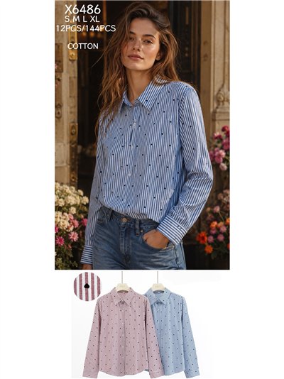 Camisa de rayas mini corazoncitos 2