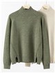 Jersey cuello alto aberturas