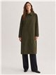 Trench lungo minimalista