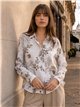Camisa bordada com flores