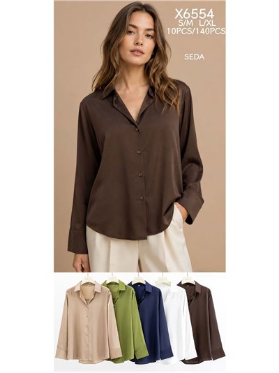 Camisa fluida efecto seda 2