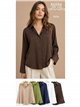 Camisa fluida efecto seda