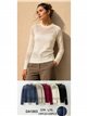 Jersey semitransparente de rayas