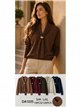 Jersey cuello pañuelo y broche