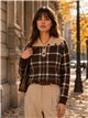 Jersey de cuadros cuello polo