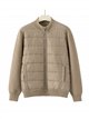 Bomber acolchado mangas de punto
