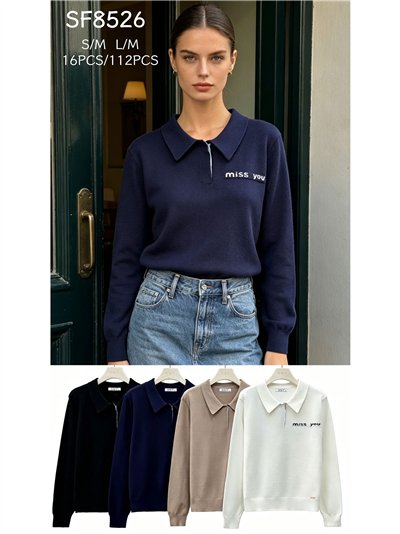 Jersey cuello polo miss you 2