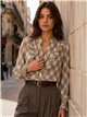 Camisa de cuadros volantes