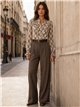 Camisa de cuadros volantes