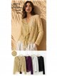 Ruffle front lace blouse