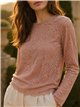 Camiseta encaje paisley