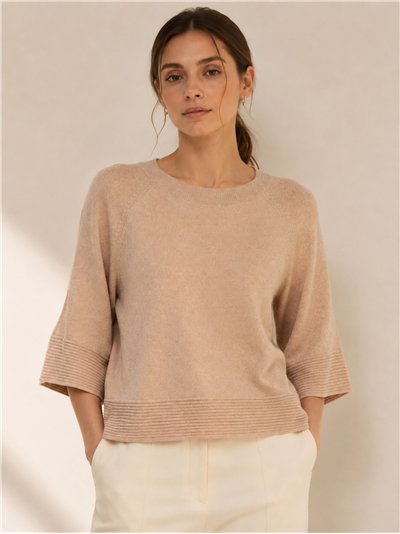 Jersey brillo manga corta