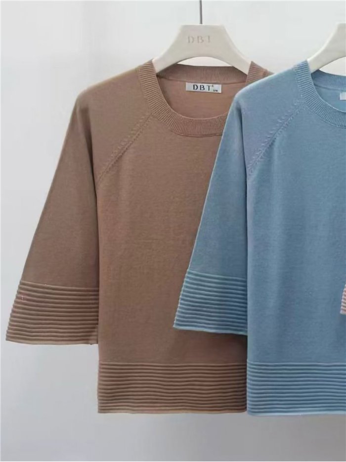 Jersey brillo manga corta