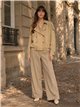 Cropped trench jacket