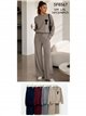 Conjunto jersey corazón y pantalón wide leg