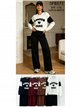 Conjunto jersey amour paris y pantalón wide leg