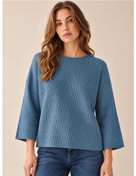 Jersey amplio textura
