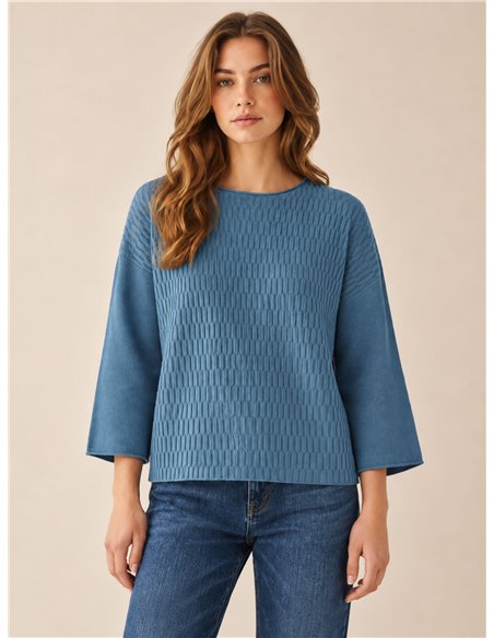 Jersey amplio textura