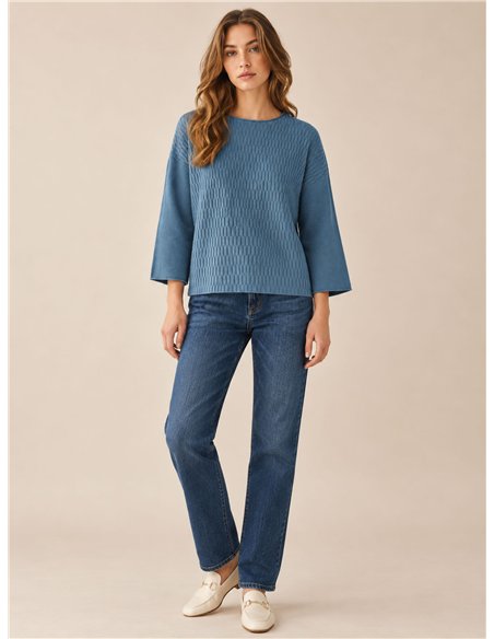 Jersey amplio textura