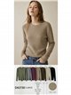 Jersey trenzado cuello redondo