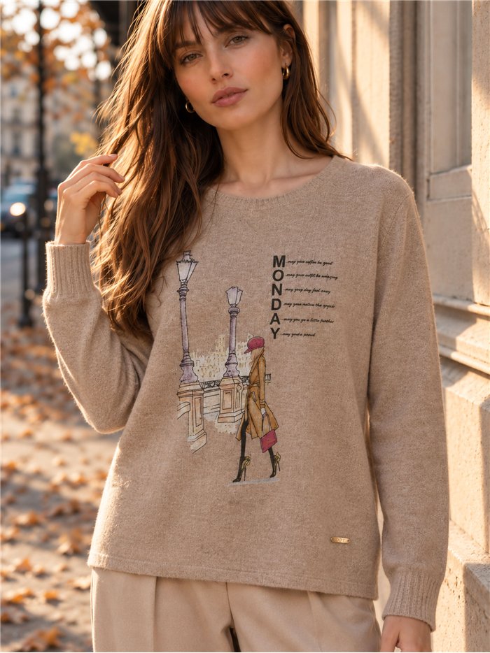 Jersey soft estampado urbano