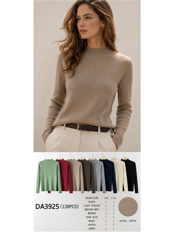 Jersey canalé cuello perkins